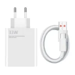شارژر شیائومی 33 وات دو پین با کابل اصل